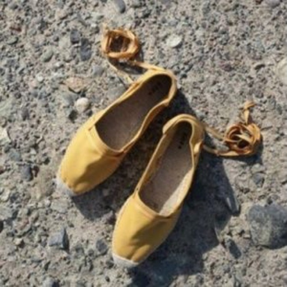 Doen Salvadore Espadrilles Sunny Yellow Sz 36